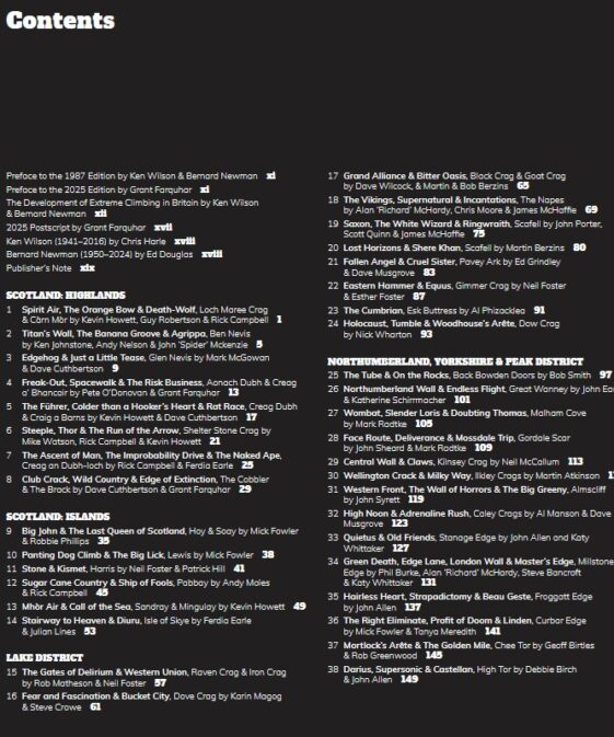 Alternative view of Extreme Rock - Great British rock climbs from E1 to E7