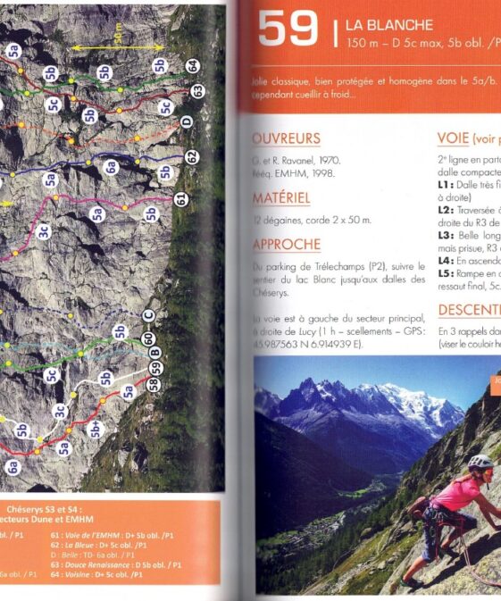 Alternative view of 100 grandes voies plaisir autour de Chamonix