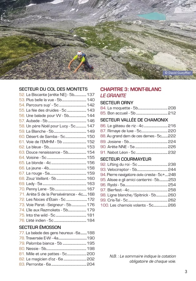 100 grandes voies plaisir autour de Chamonix - Image 4