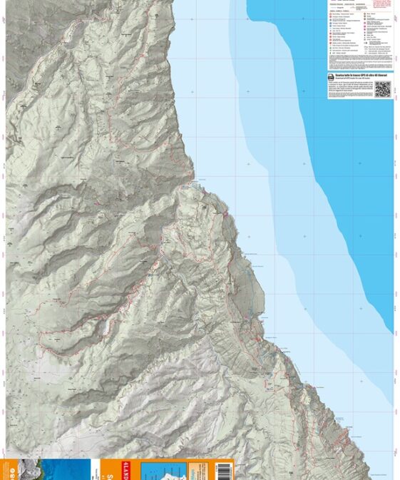 Alternative view of Baunei - Selvaggio Blu e i sentieri del Supramonte 1:15'000 (Sheet 162)