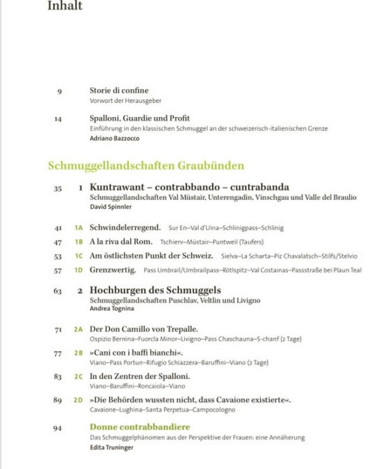 Alternative view of Schmuggellandschaften - Wege und Geschichten an der Schweizer Südgrenze