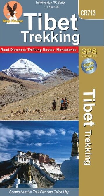 Tibet Trekking Map CR713 1:1'500'000