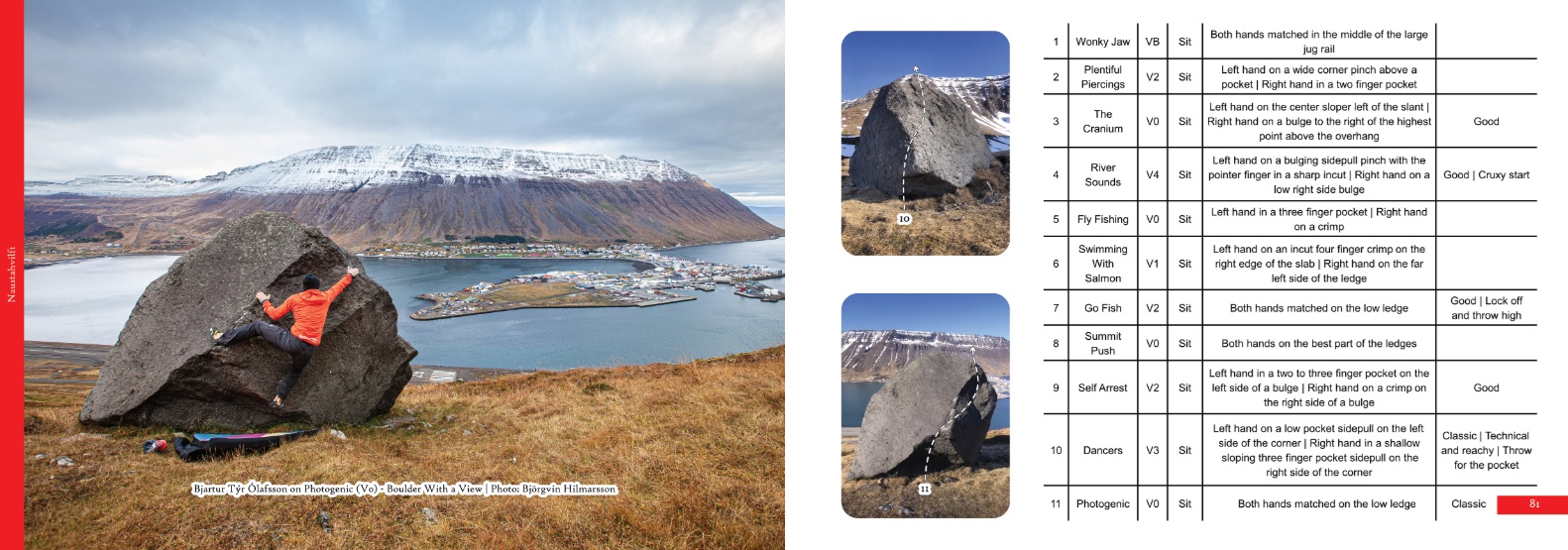 Ísafjörður Bouldering Guidebook – Bild 4
