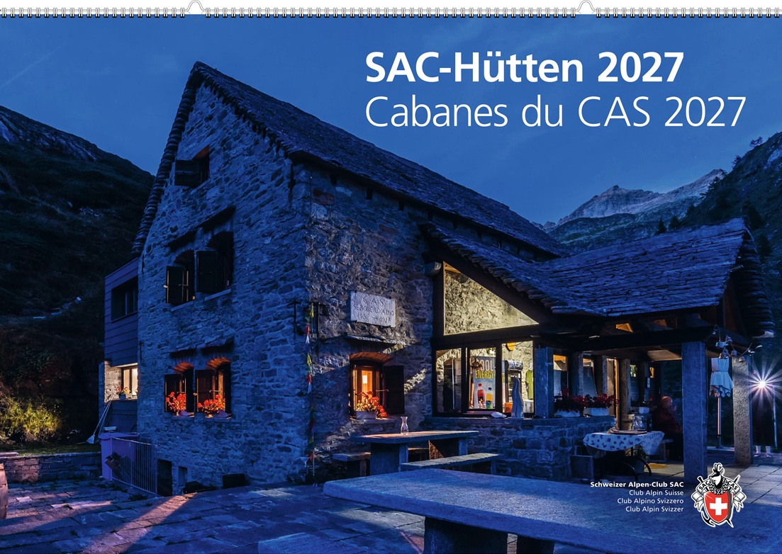 SAC-Hütten – Kalender 2027