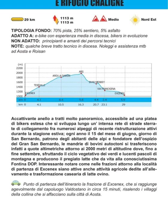 Conca di Aosta MTB-Map - guida + carta 1:25.000 – Bild 3