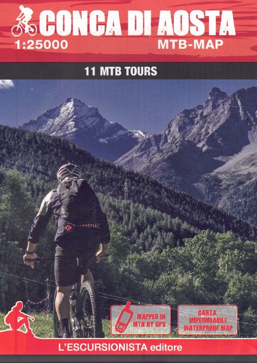 Conca di Aosta MTB-Map - guida + carta 1:25.000