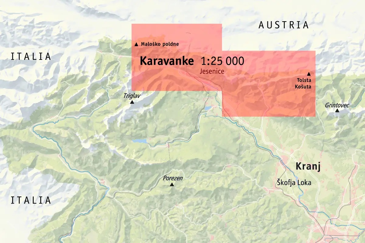 Karavanke 1:25'000 - Image 2