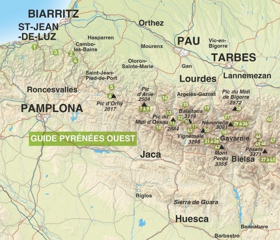 Alternative view of Pyrénées Ouest, 50 sommets Du Pays basque au Luchonnais