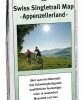 Swiss Singletrail Map 18 Appenzellerland 1: 50 000
