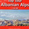 Top Tour Albanian Alps Map 1:100`000