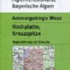 Ammergebirge West, Hochplatte - Kreuzspitze 1:25'000 (Blatt BY 6)