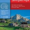 Kamniško-Savinjske Alpe - Steiner Alpen 1:25'000