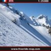 FREERIDE MAP Grenoble select 1:25'000