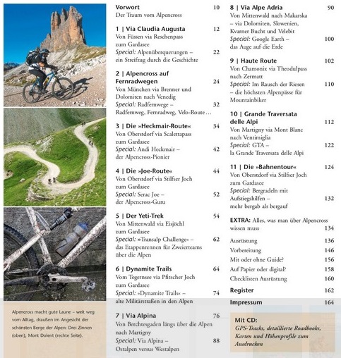 40 Supertrails in den Alpen Epische Pfade für Mountainbiker Routen Ratgeber Buch 