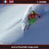FREERIDE MAP Serre Chevalier1:25`000