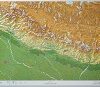 3D Reliefkarte Nepal 1:1'150'000 (ohne Rahmen)